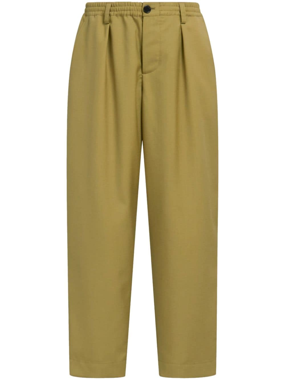 Marni pleat-detail tapered trousers - Green von Marni