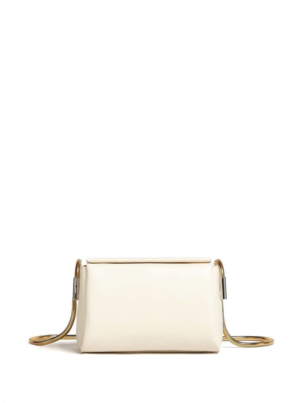 Marni round snake chain leather shoulder bag - Neutrals von Marni