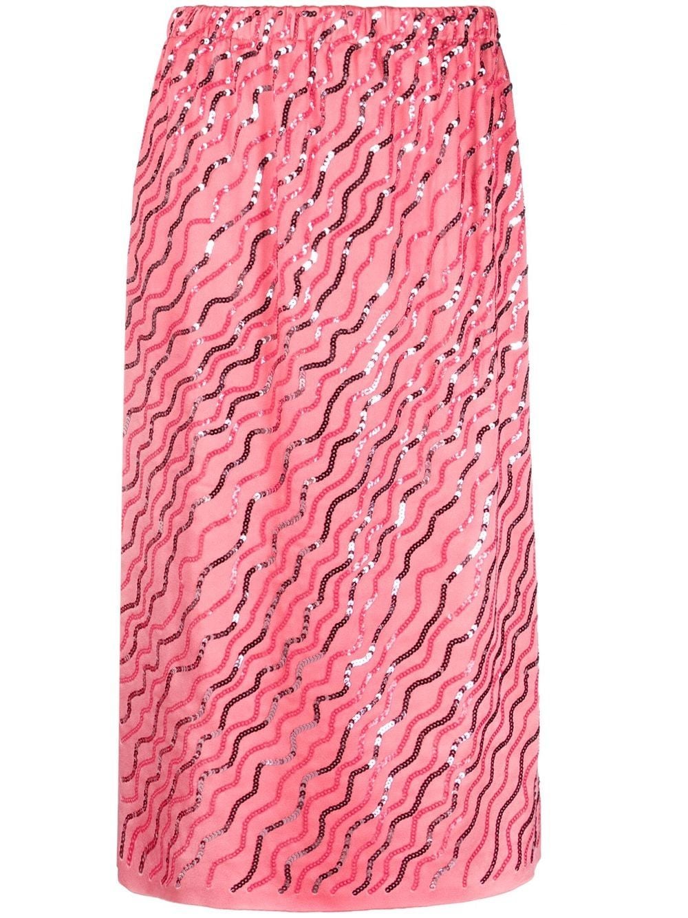 Marni sequin-embellished A-line skirt - Pink von Marni