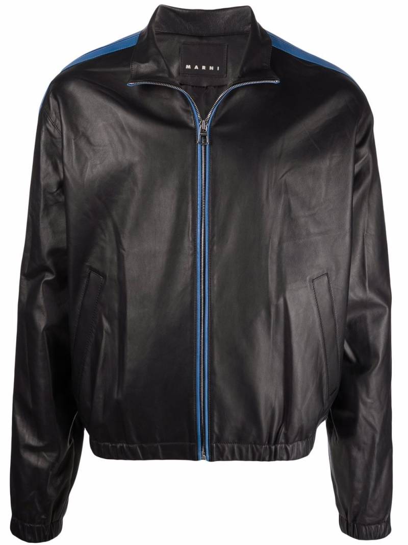 Marni side-stripe bomber jacket - Black von Marni