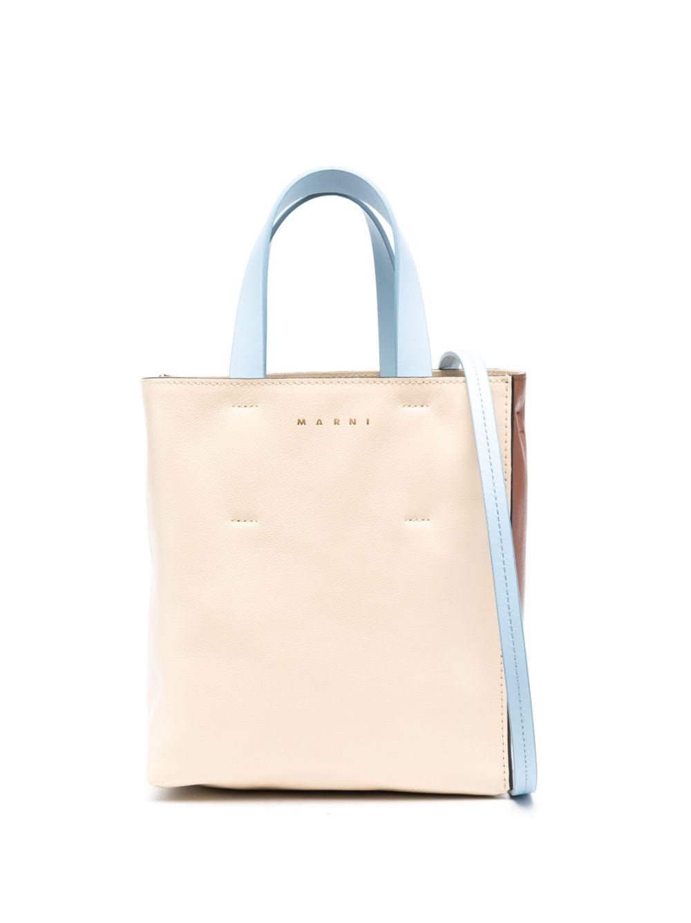 Marni mini Museo Soft tote bag - Brown von Marni