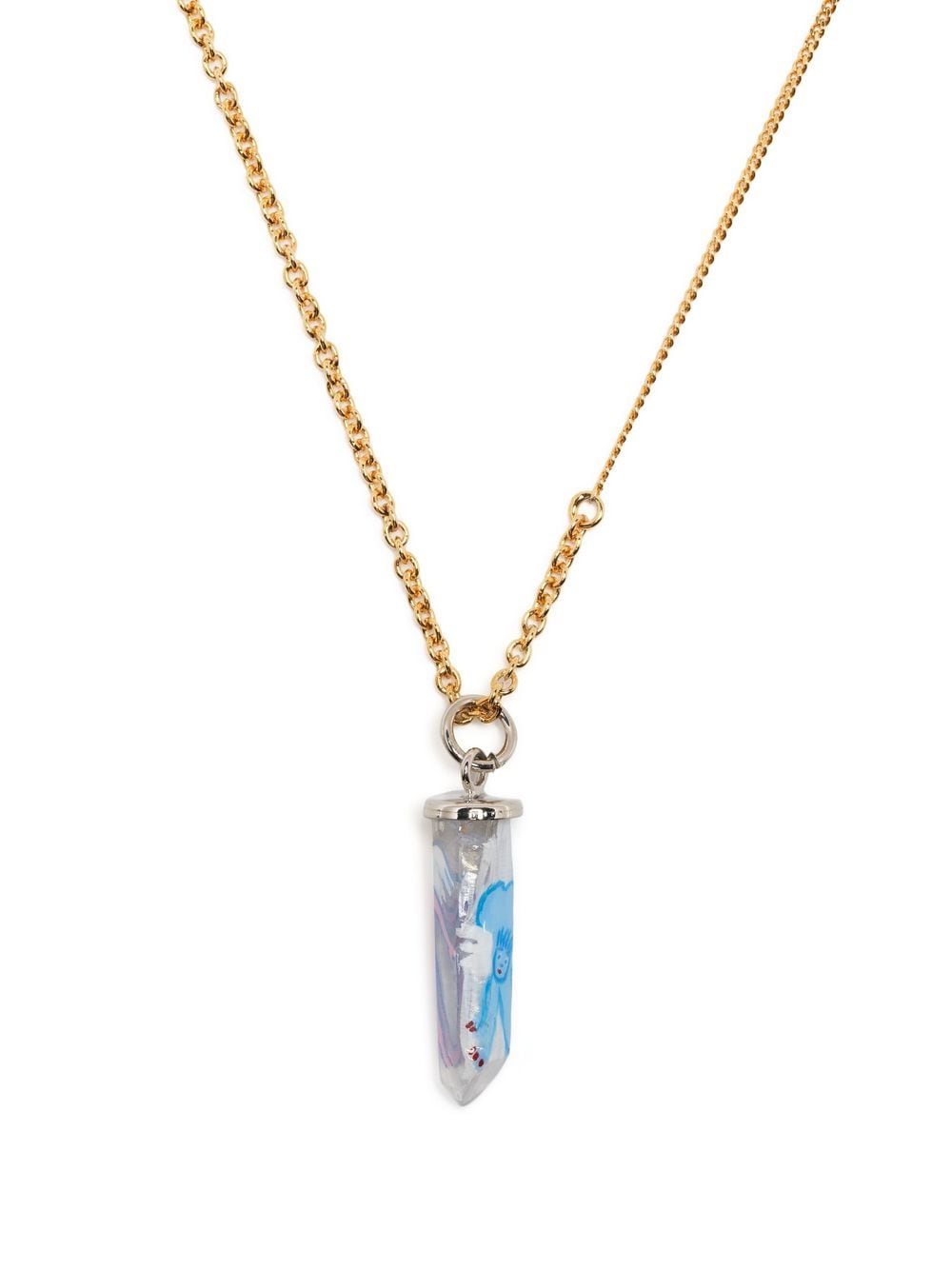 Marni stone chain-link necklace - Gold von Marni
