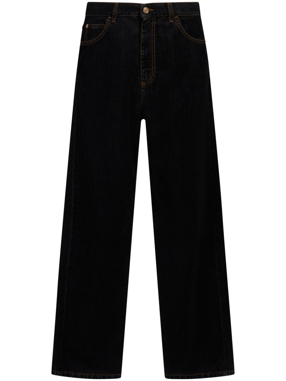 Marni straight-leg cotton jeans - Black von Marni