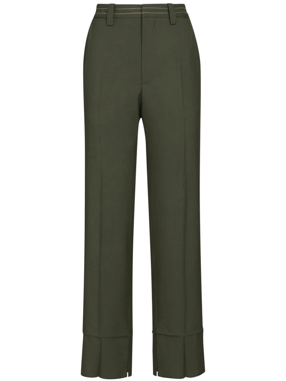Marni pleated wool trousers - Green von Marni