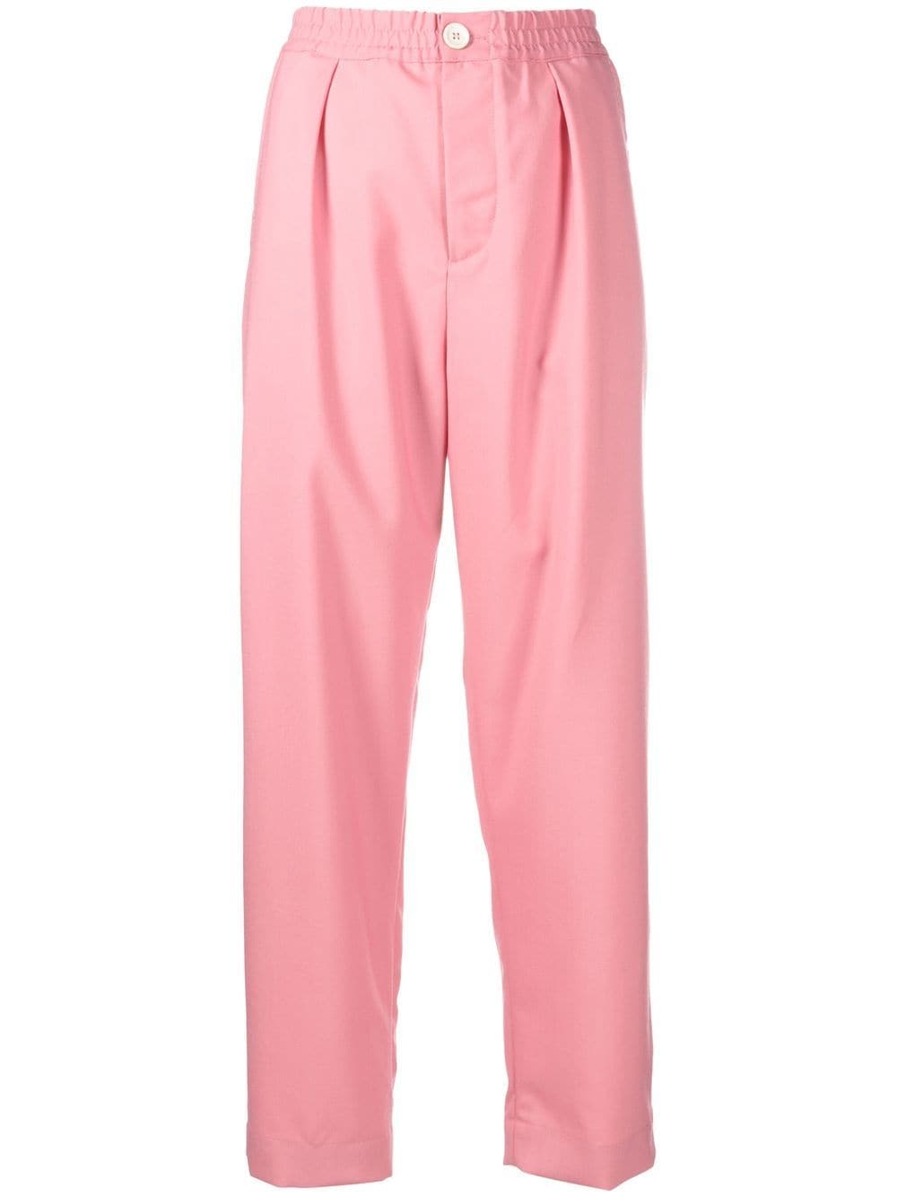 Marni straight-leg wool trousers - Pink von Marni