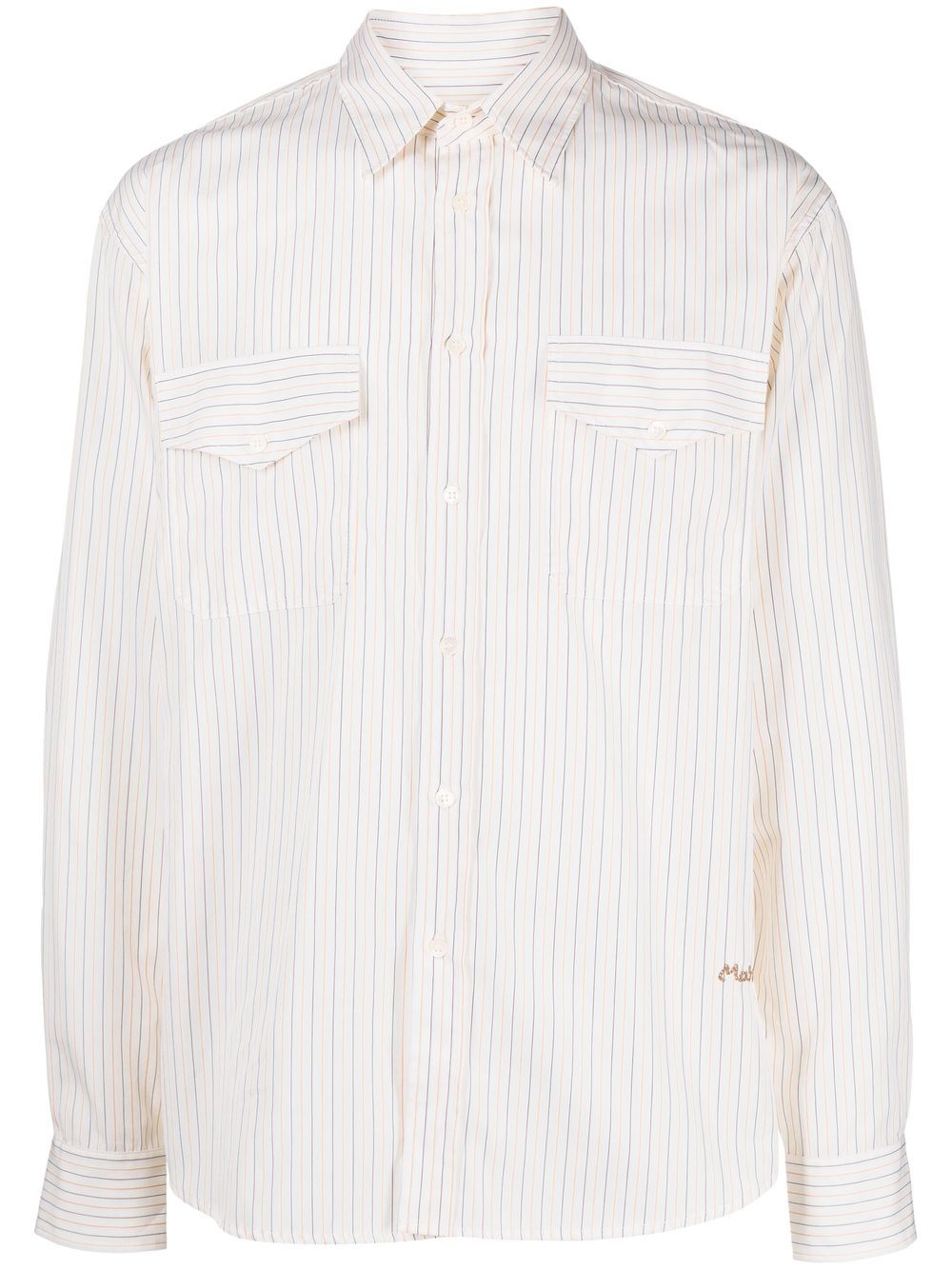 Marni stripe-print shirt - White von Marni