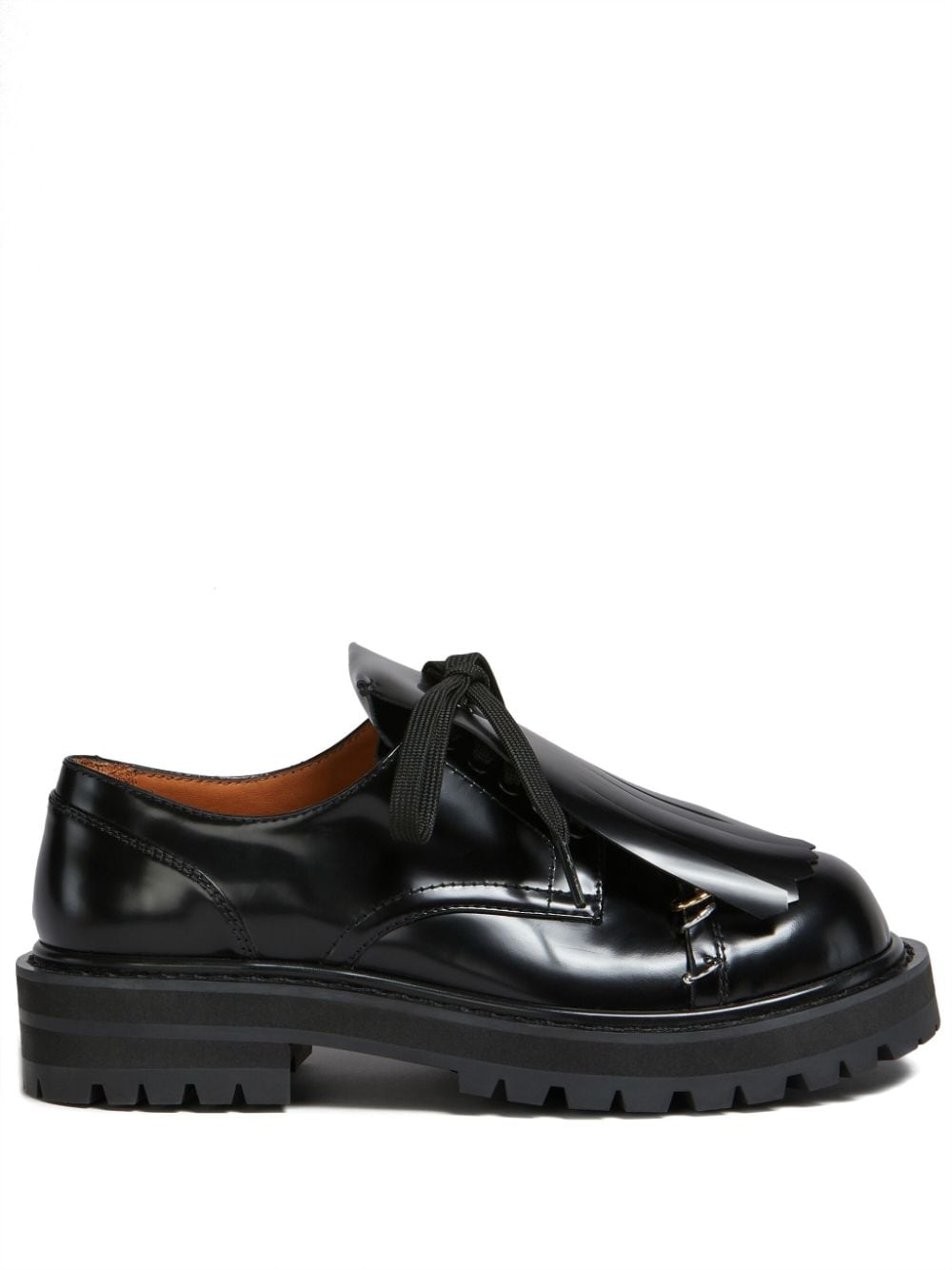 Marni tassel-detail leather lace-up shoes - Black von Marni