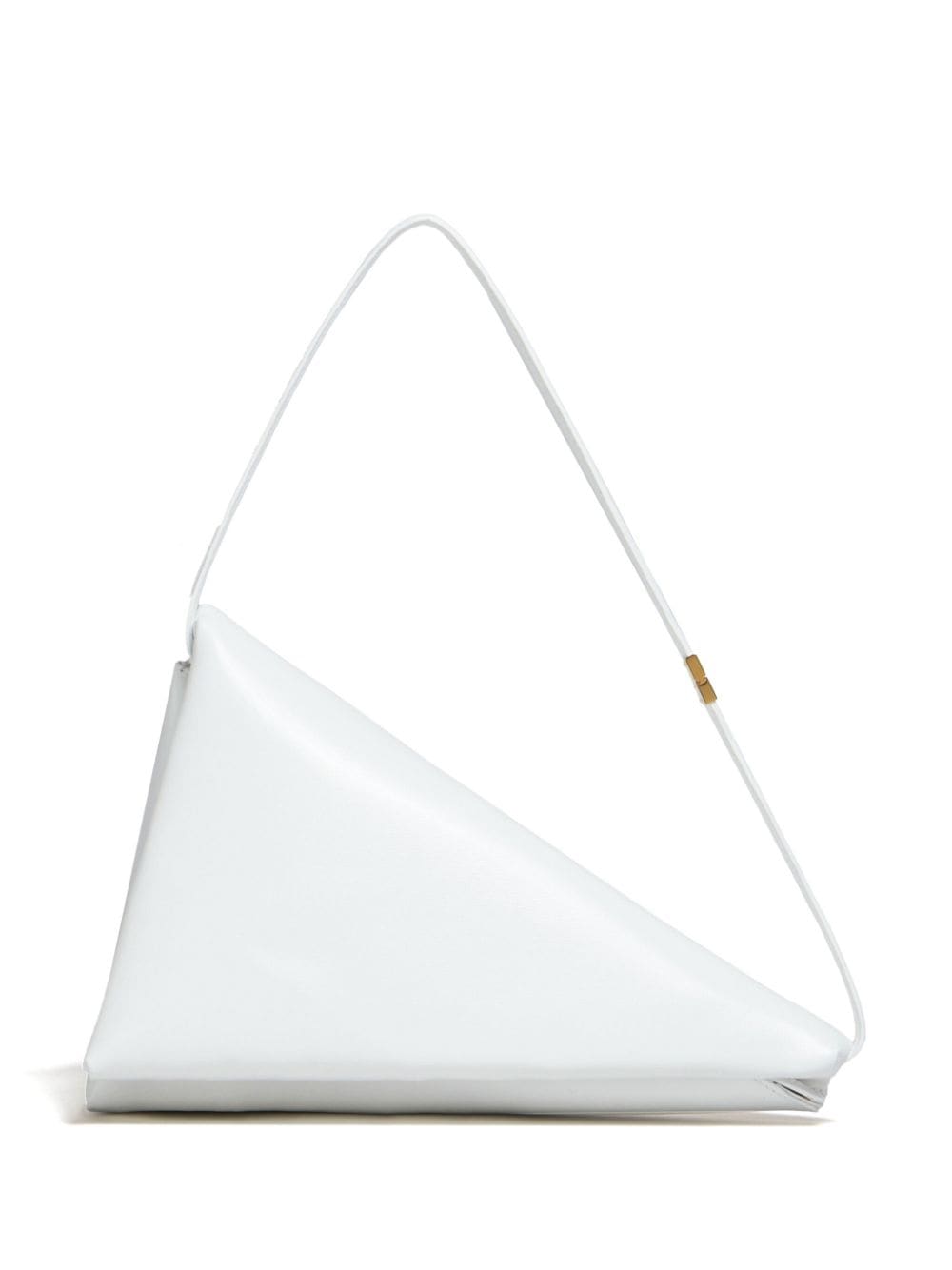 Marni Prisma triangle shoulder bag - White von Marni