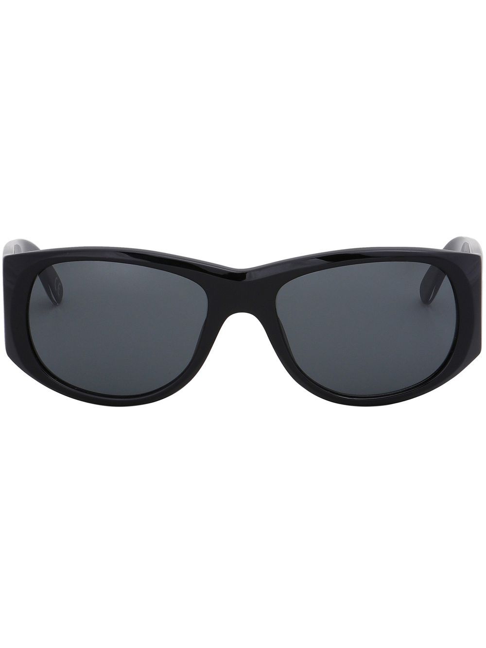 Marni wide-arm oval sunglasses - Black von Marni