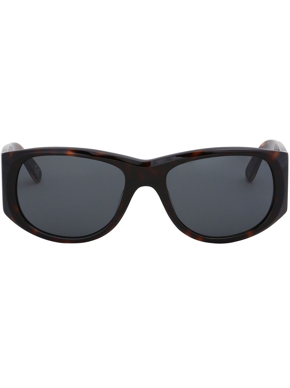 Marni wide-arm oval sunglasses - Brown von Marni