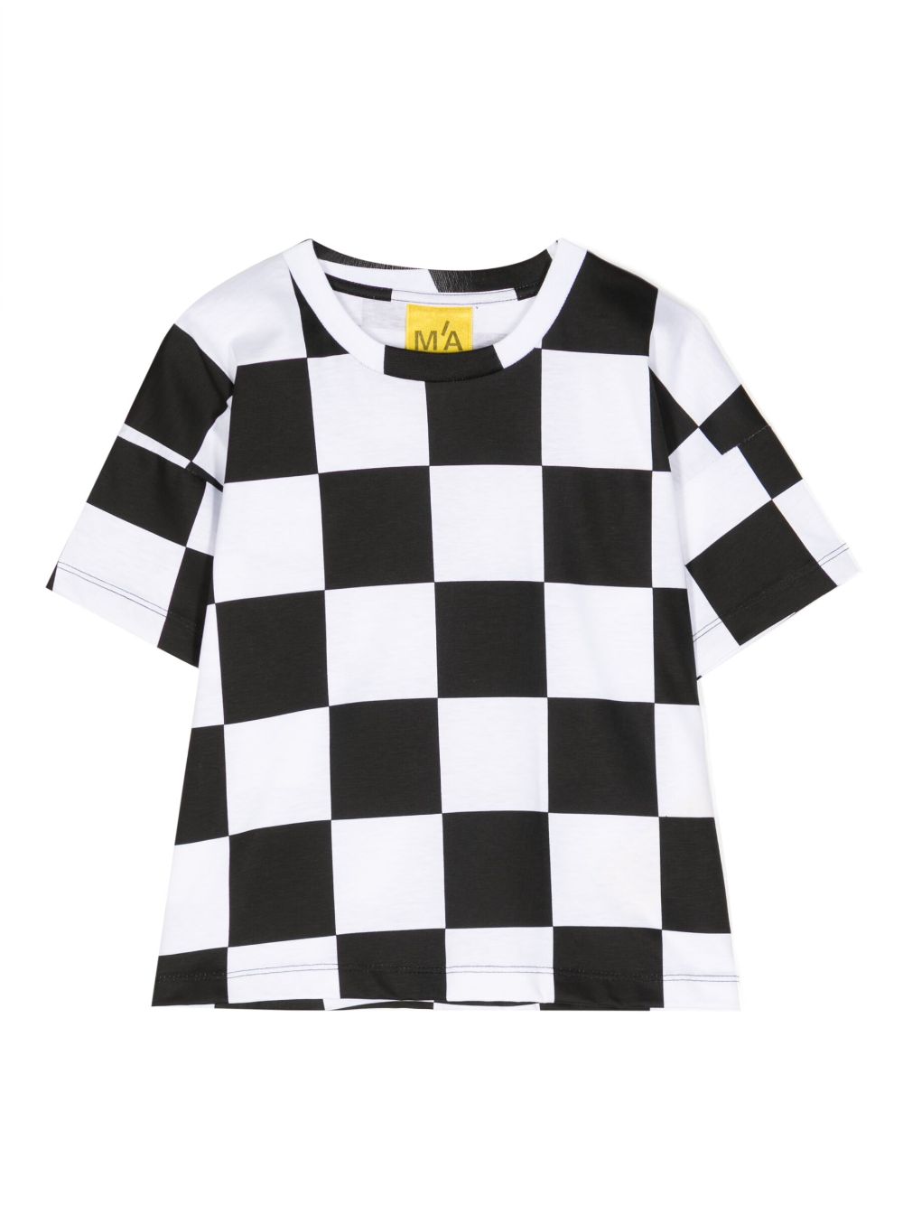 Marques'Almeida KIDS bold check-pattern T-shirt - Black von Marques'Almeida KIDS