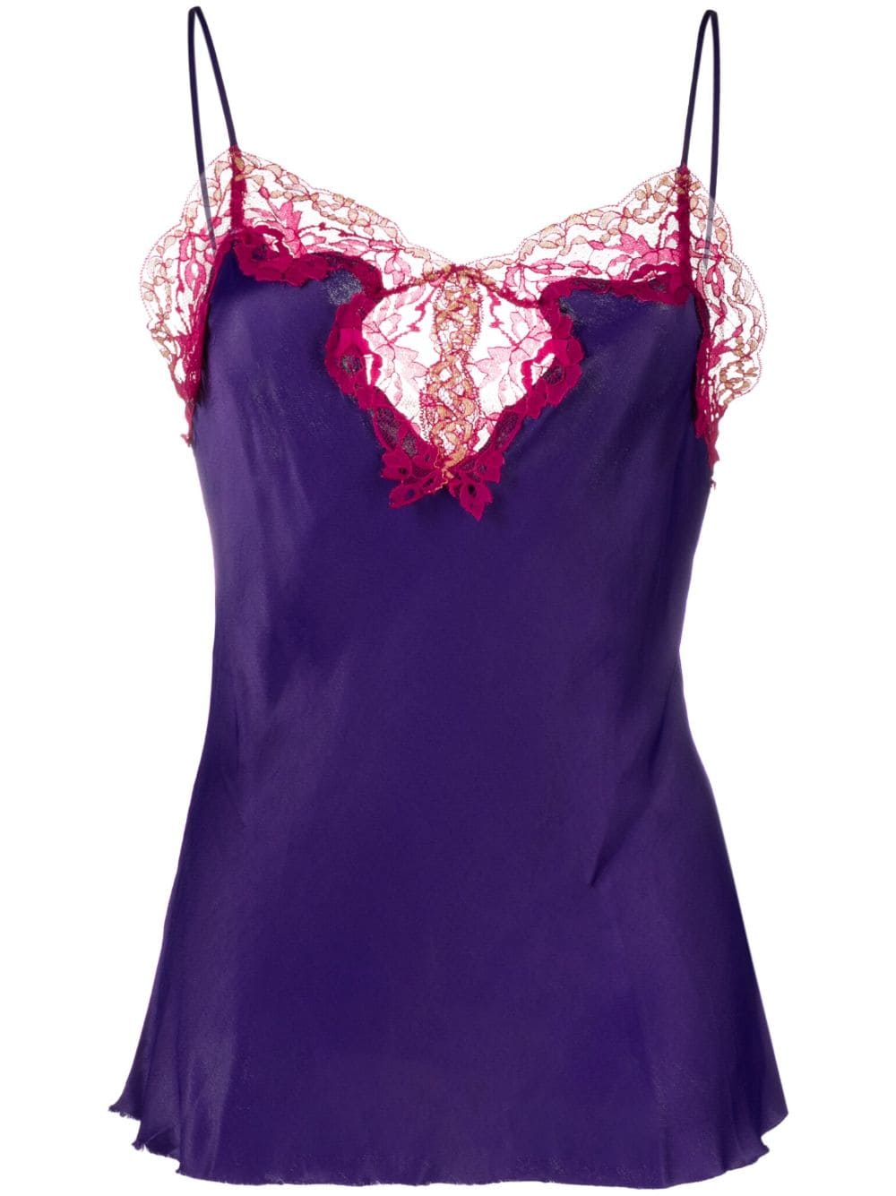 Marques'Almeida Marques lace-trimmed top - Purple von Marques'Almeida