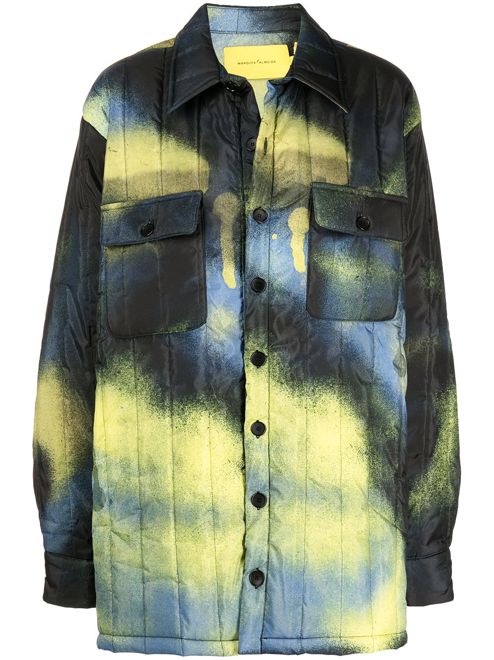Marques'Almeida tie dye-print padded coat - Multicolour von Marques'Almeida