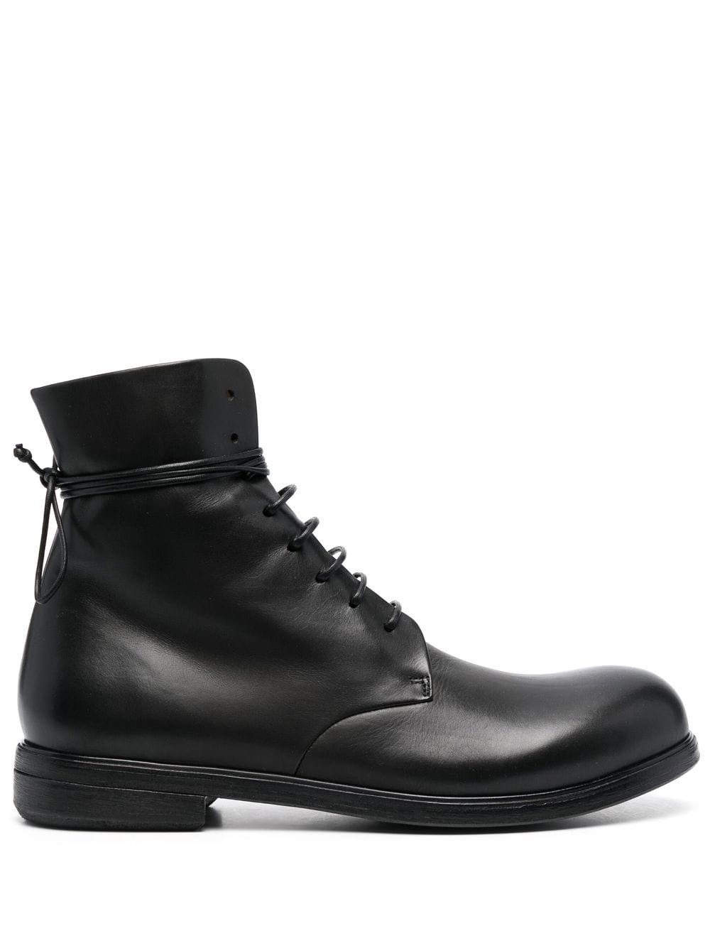 Marsèll 35mm lace-up leather boots - Black von Marsèll