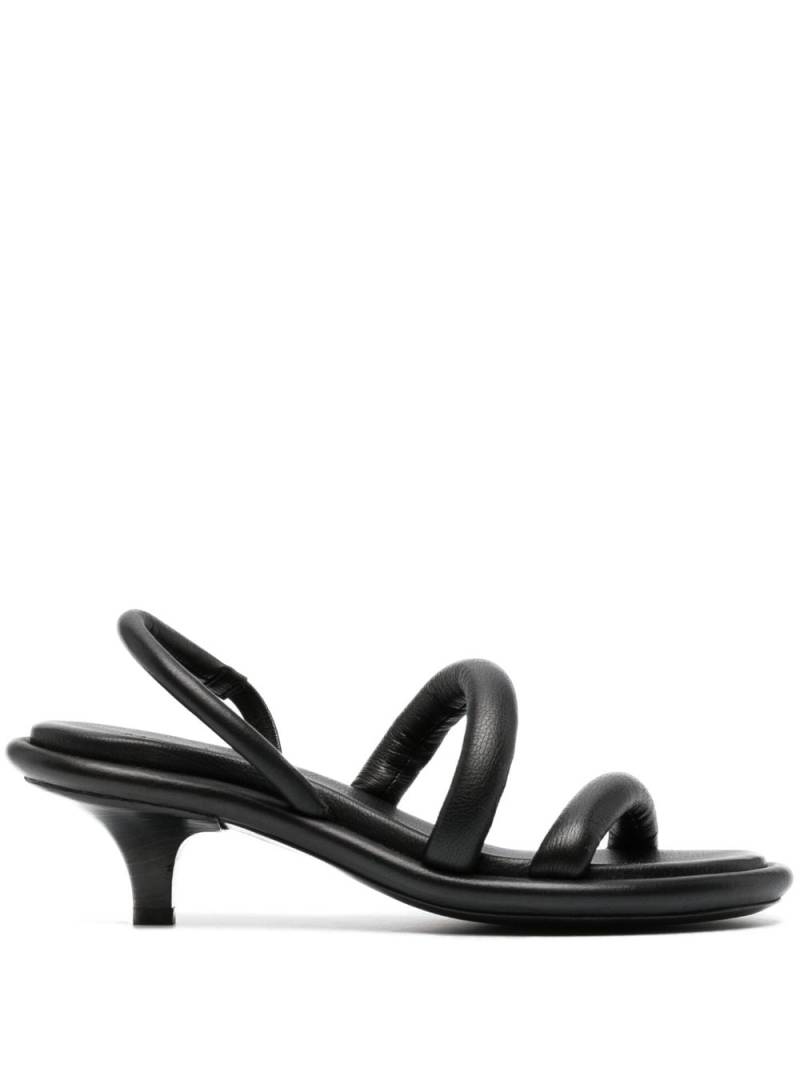 Marsèll 80mm slingback leather sandals - Black von Marsèll
