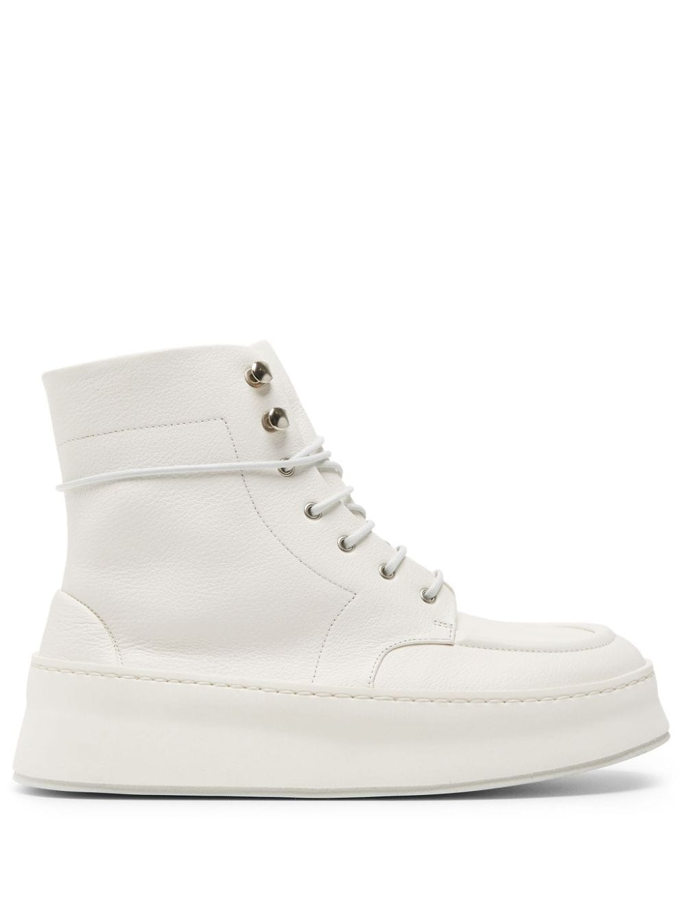 Marsèll Cassapana leather ankle boots - White von Marsèll