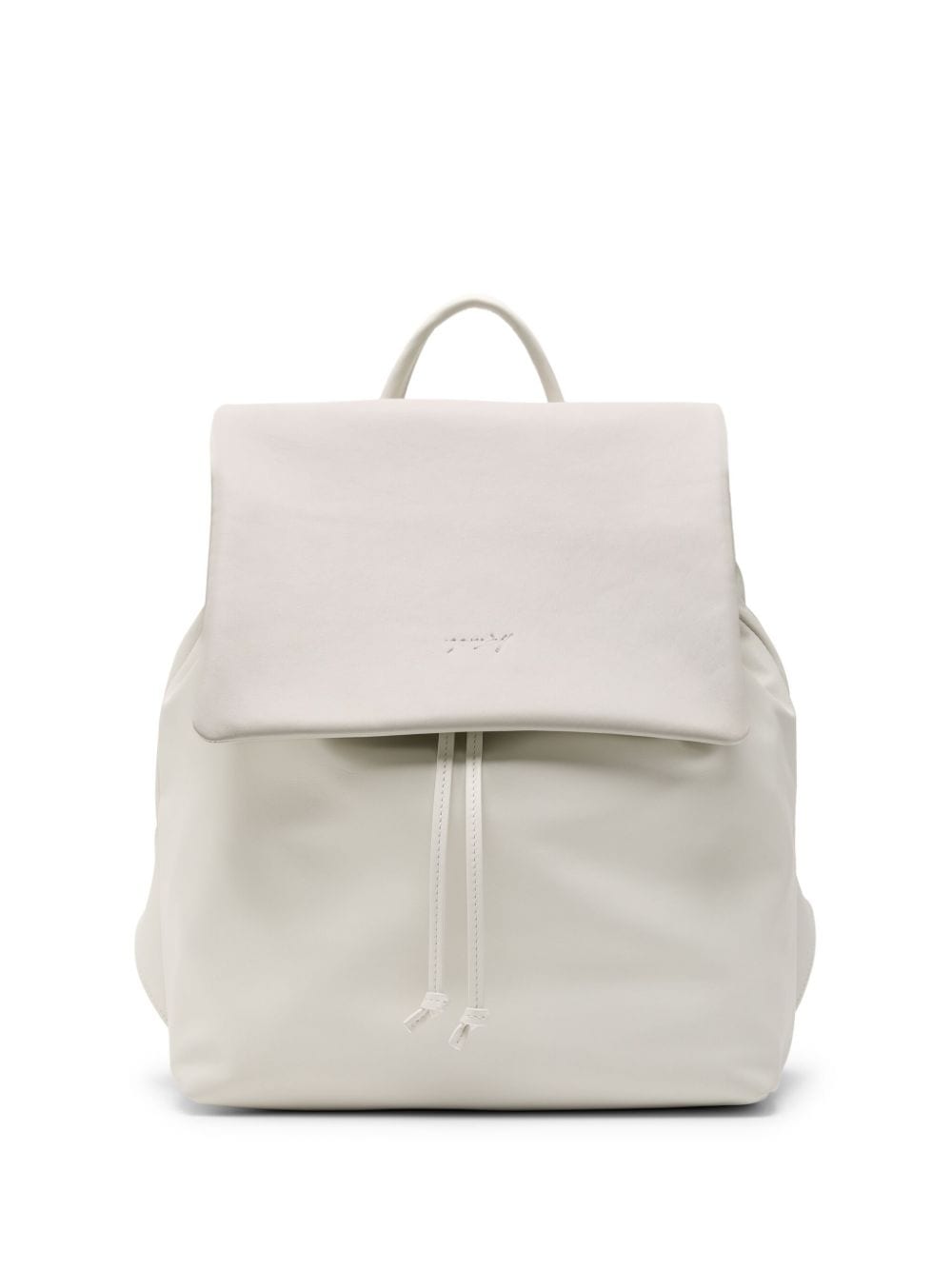 Marsèll Patta leather backpack - White von Marsèll