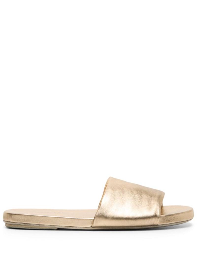 Marsèll Spanciata metallic-leather sandals - Gold von Marsèll