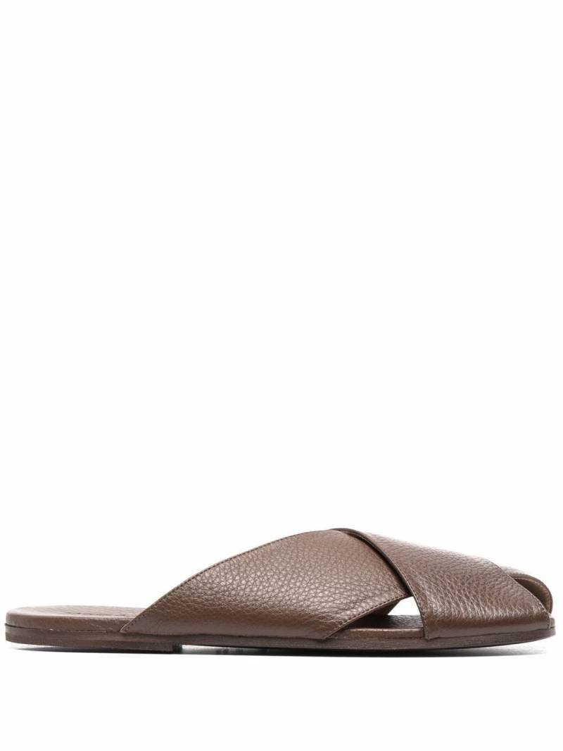 Marsèll Spatola flat sandals - Brown von Marsèll