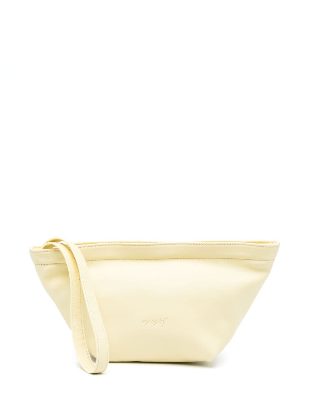 Marsèll Trapezio leather clutch bag - Yellow von Marsèll