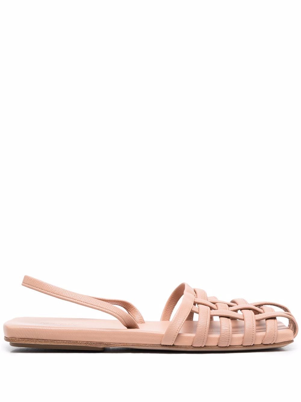 Marsèll caged-strap square-toe sandals - Neutrals von Marsèll