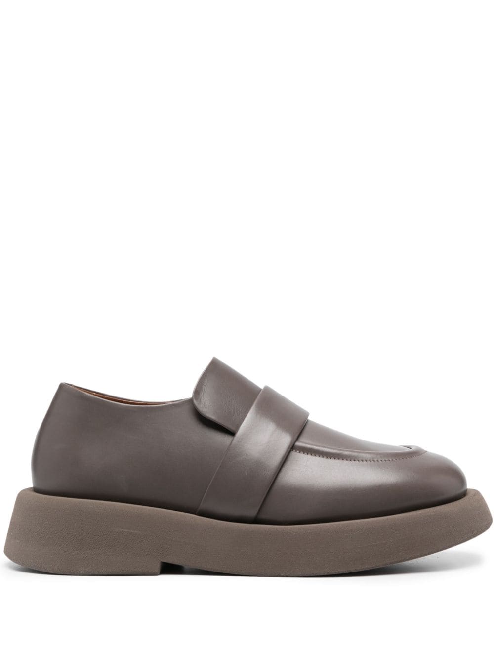 Marsèll chunky leather loafers - Grey von Marsèll