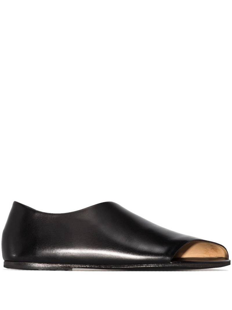 Marsèll cut-out toe leather sandals - Black von Marsèll