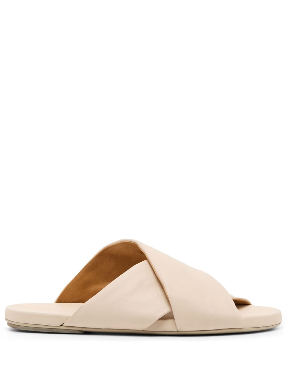 Marsèll flat leather sandals - Neutrals von Marsèll