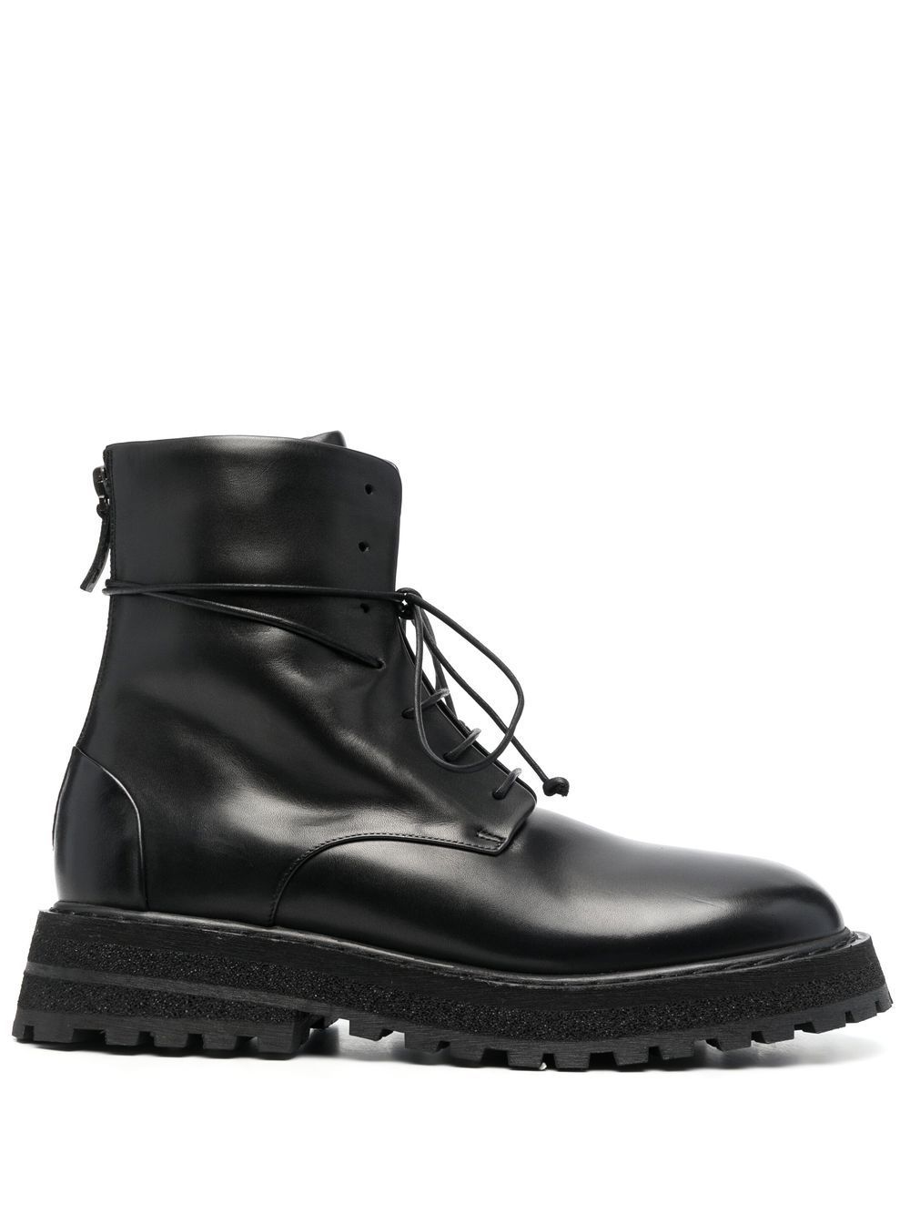 Marsèll lace-up ankle leather boots - Black von Marsèll