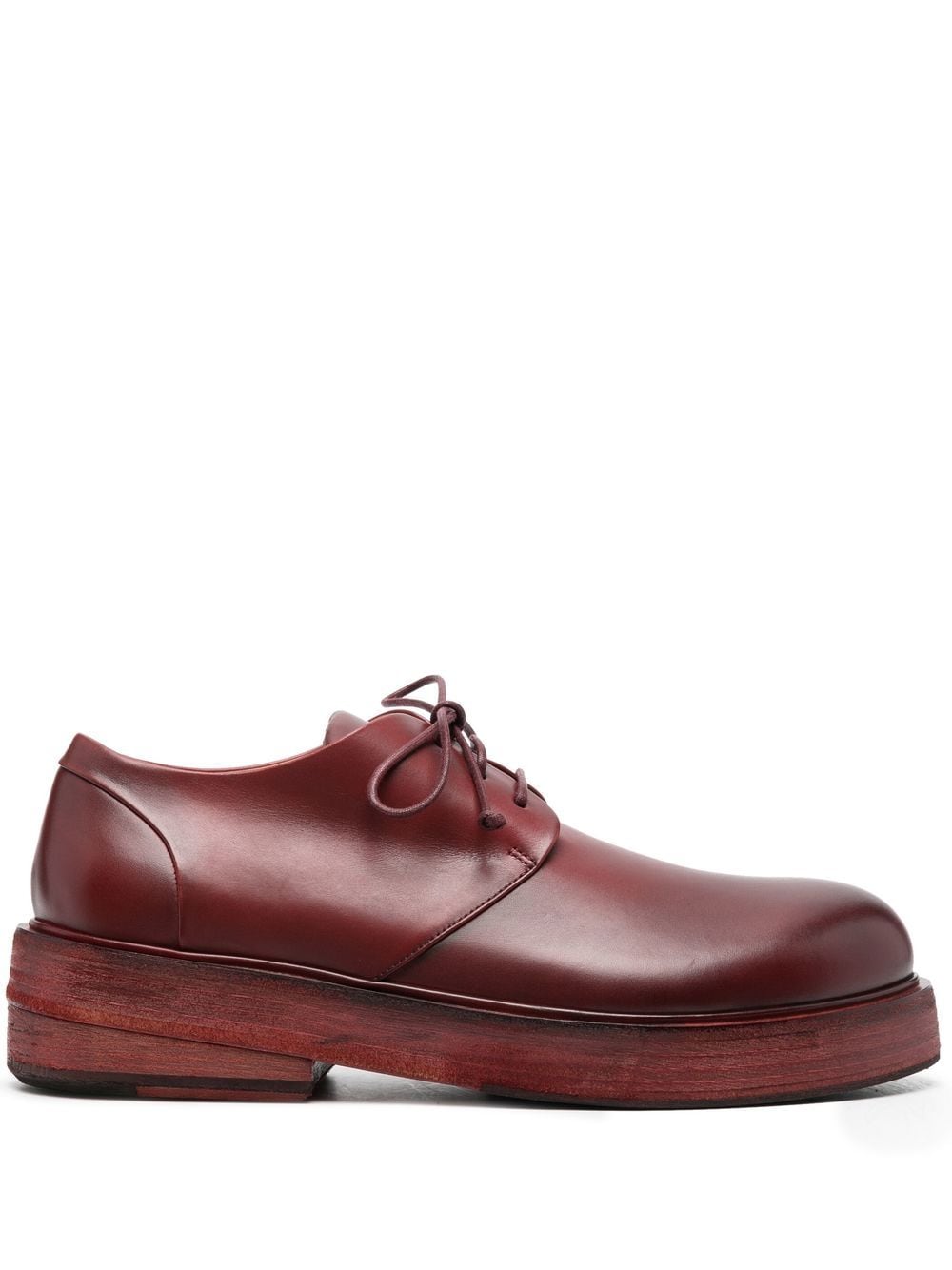 Marsèll lace-up leather derby shoes - Red von Marsèll