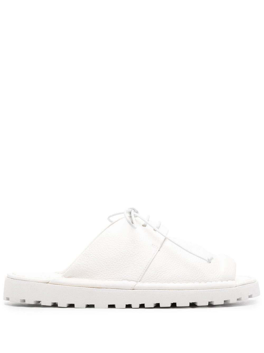 Marsèll lace-up leather sandals - White von Marsèll