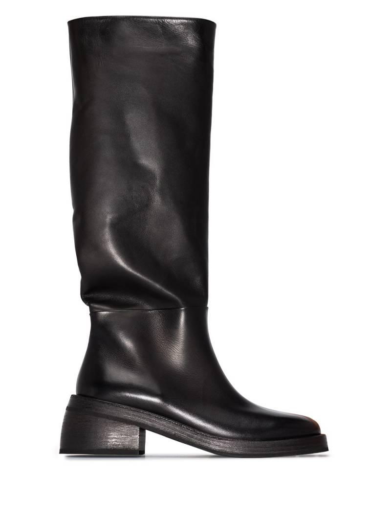 Marsèll knee-high block heel boots - Black von Marsèll