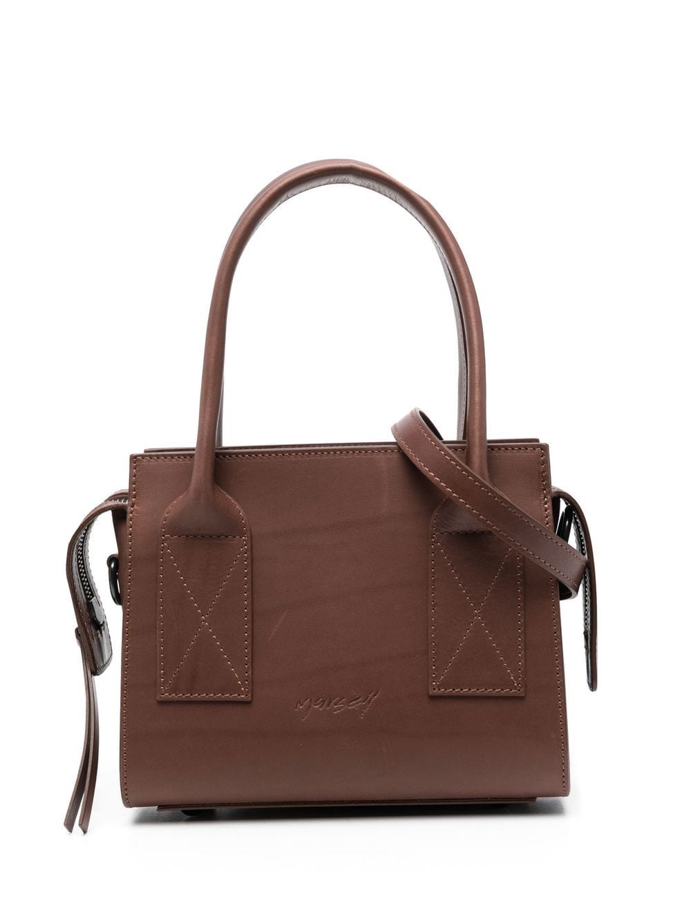 Marsèll logo-detail leather tote bag - Brown von Marsèll