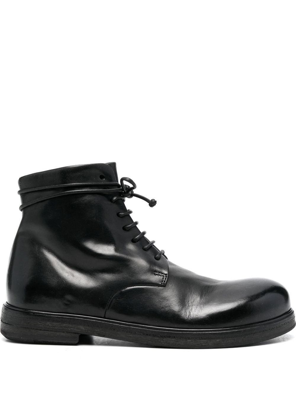 Marsèll polished-leather lace-up boots - Black von Marsèll