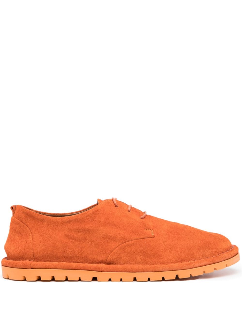 Marsèll ridged-sole suede oxford shoes - Orange von Marsèll