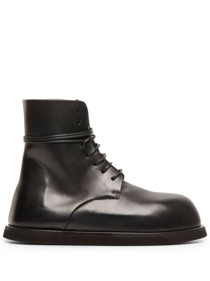Marsèll round-toe leather boots - Brown von Marsèll