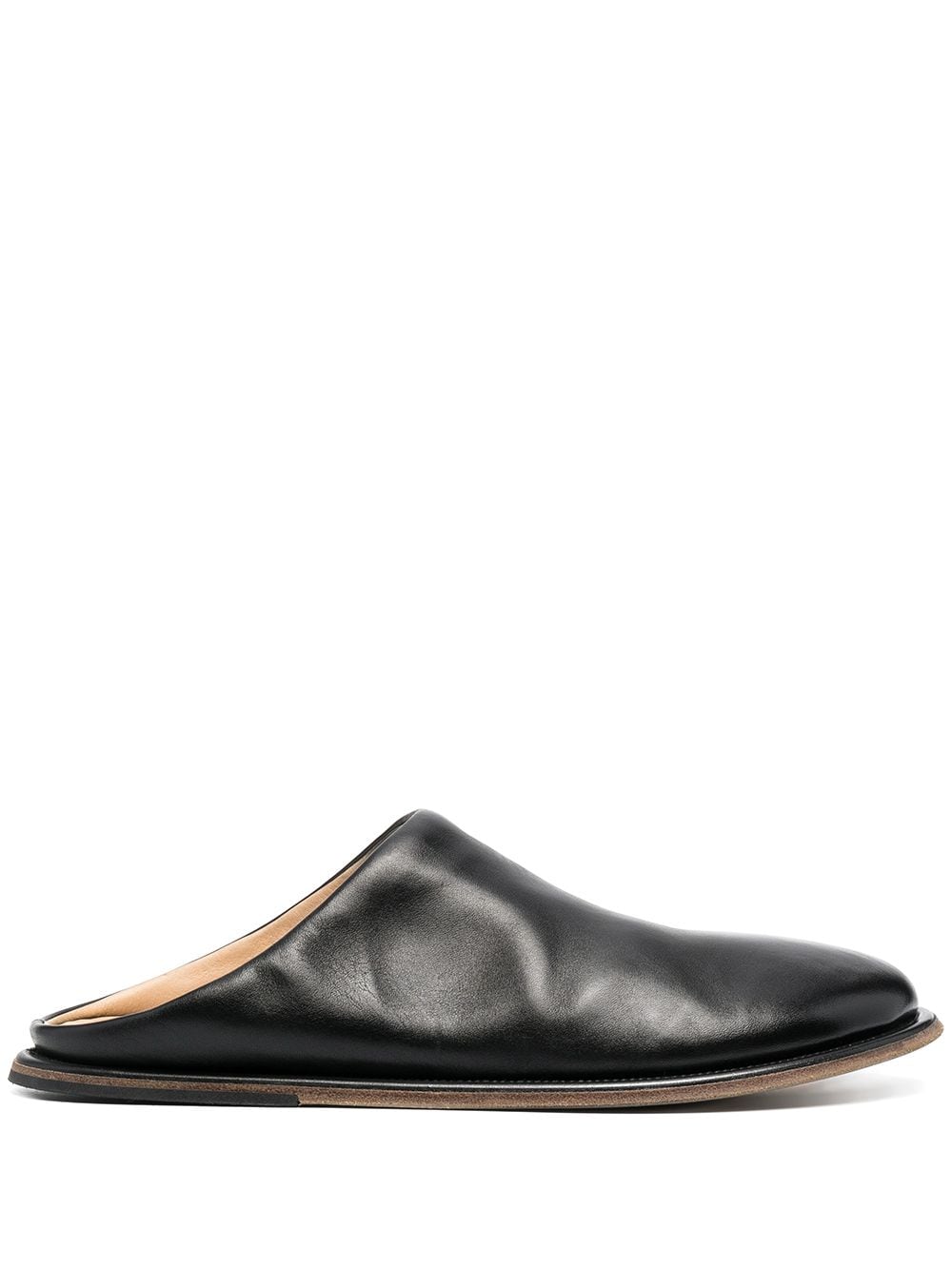 Marsèll round-toe leather mules - Black von Marsèll