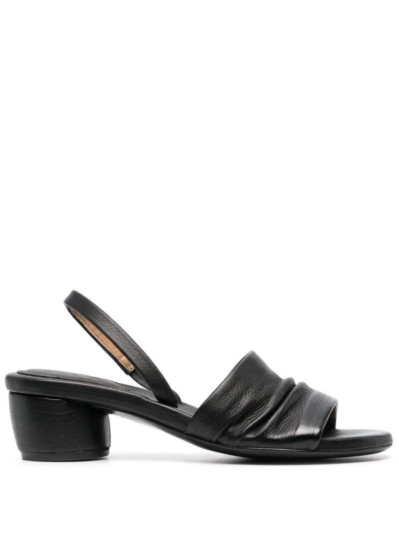 Marsèll round-toe leather slingback sandals - Black von Marsèll