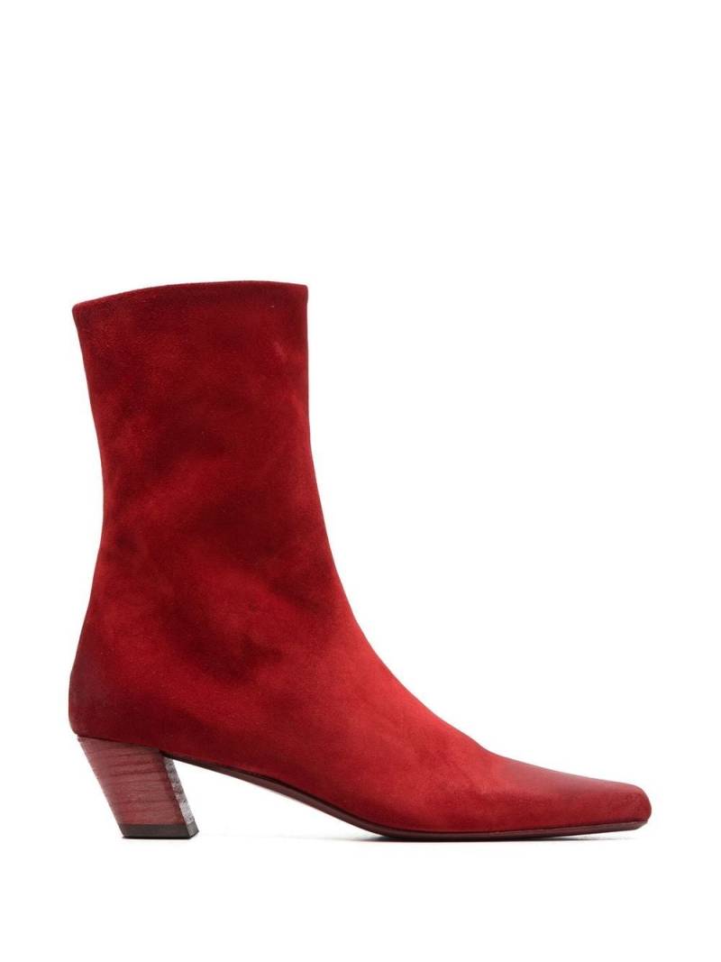 Marsèll square-toe ankle boots - Red von Marsèll