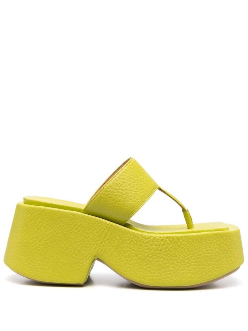 Marsèll thong-strap 90mm sandals - Green von Marsèll