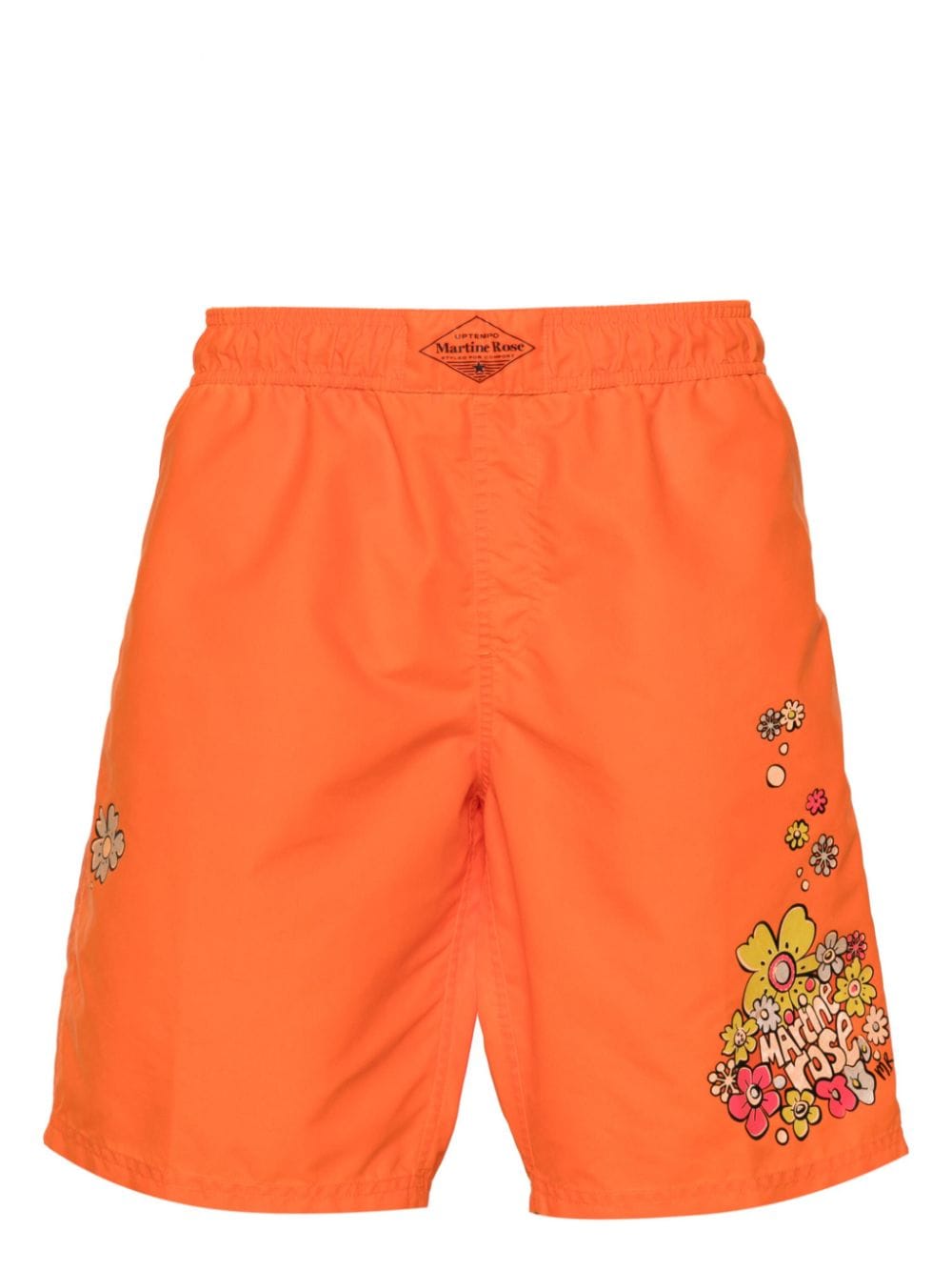 Martine Rose Board floral-print swim shorts - Orange von Martine Rose