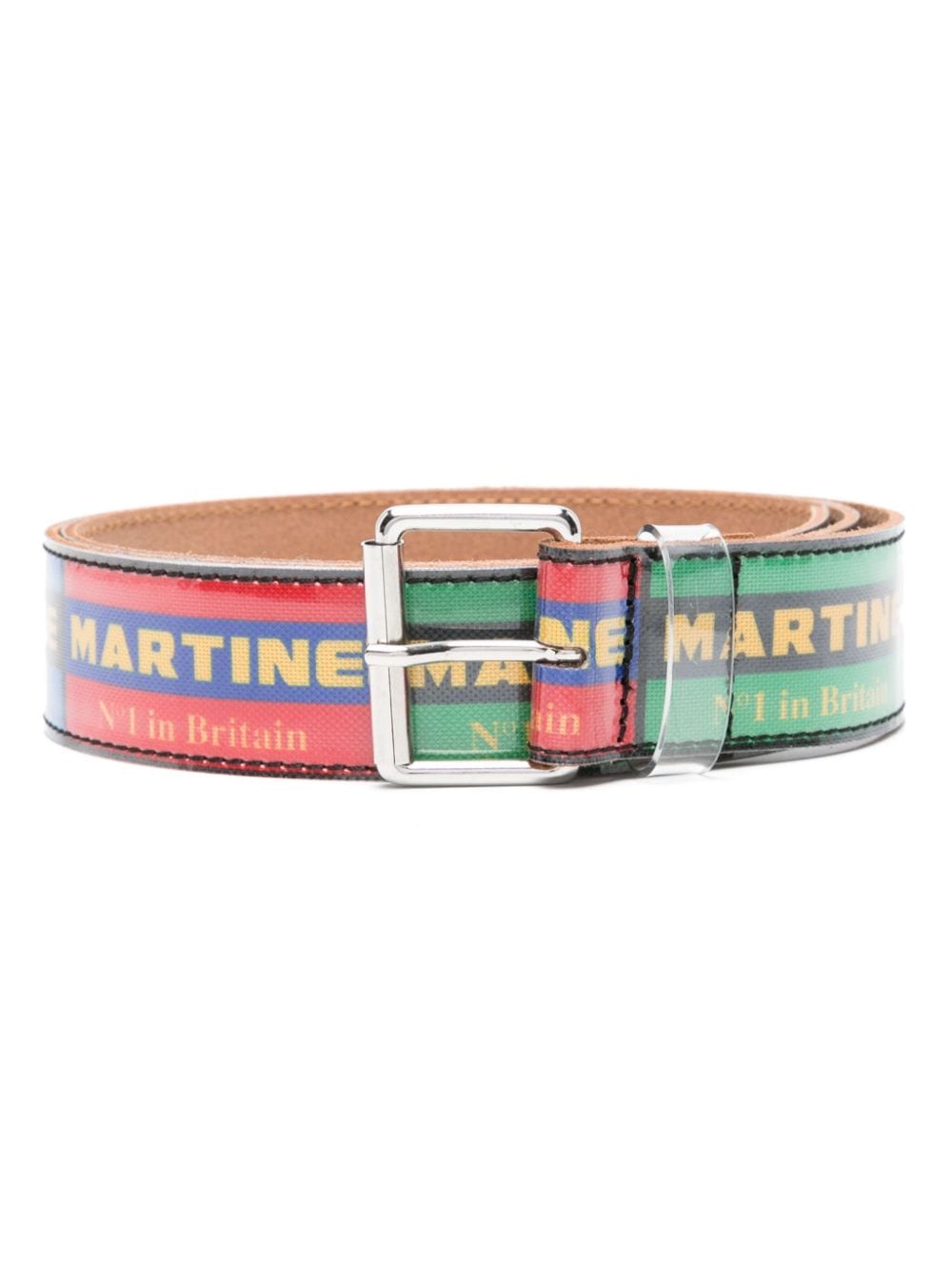 Martine Rose logo-print belt - Red von Martine Rose
