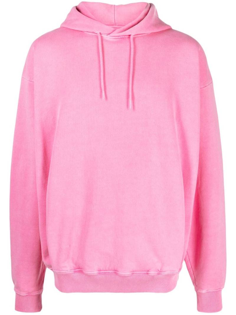 Martine Rose logo-print cotton hoodie - Pink von Martine Rose