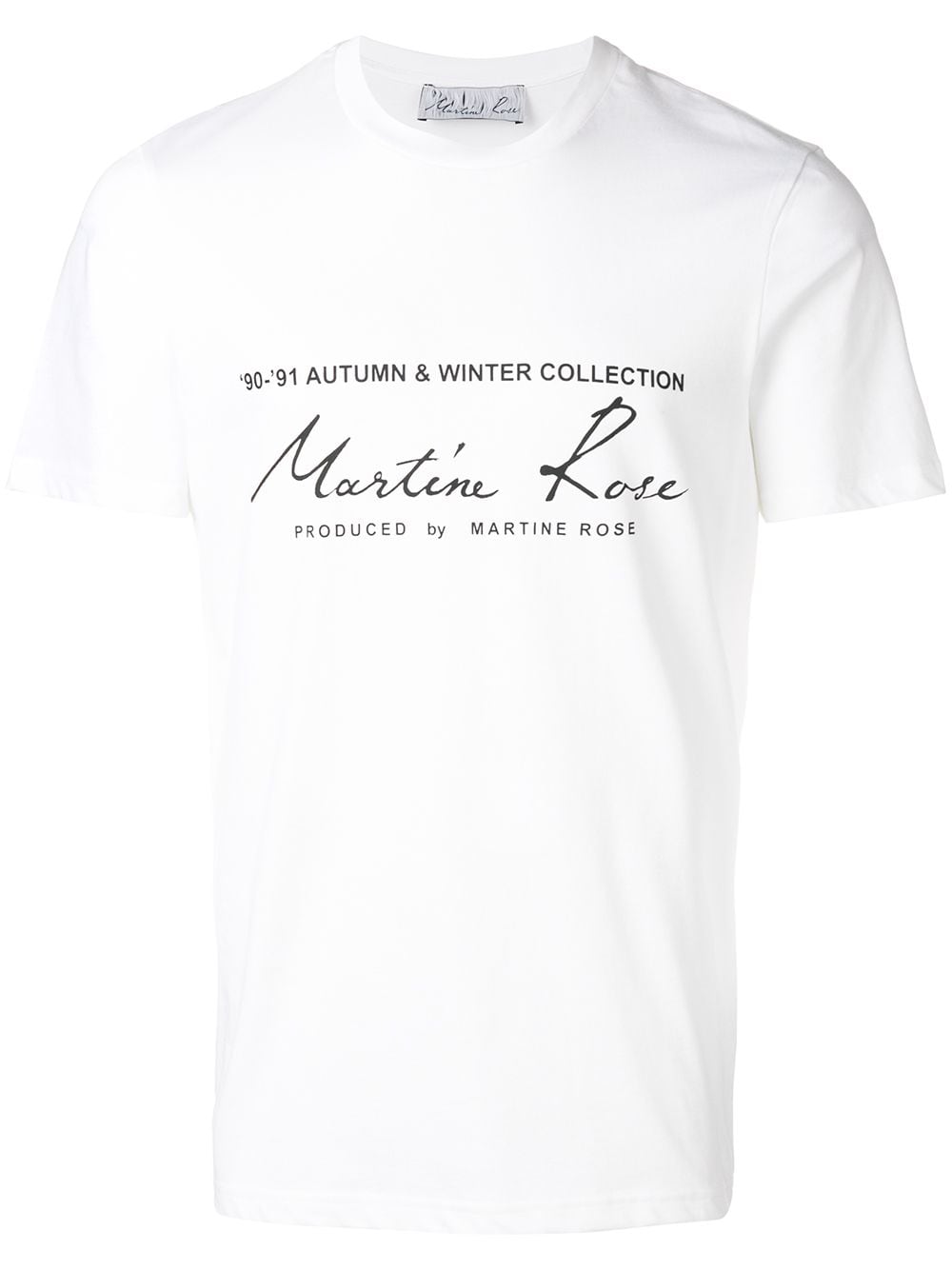 Martine Rose printed logo T-shirt - White von Martine Rose