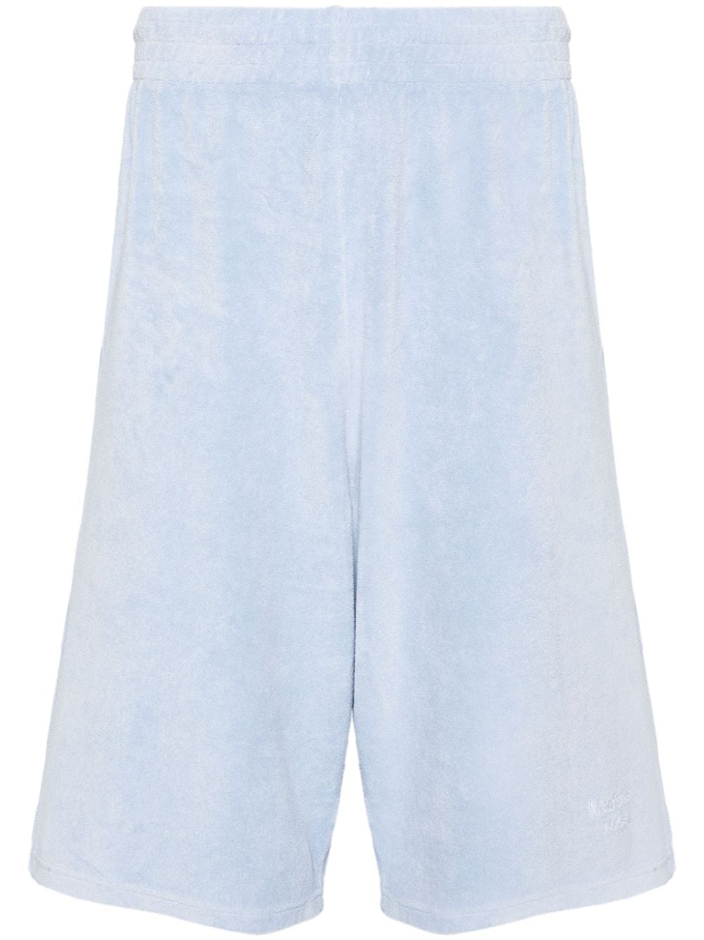 Martine Rose towelling knee-length shorts - Blue von Martine Rose