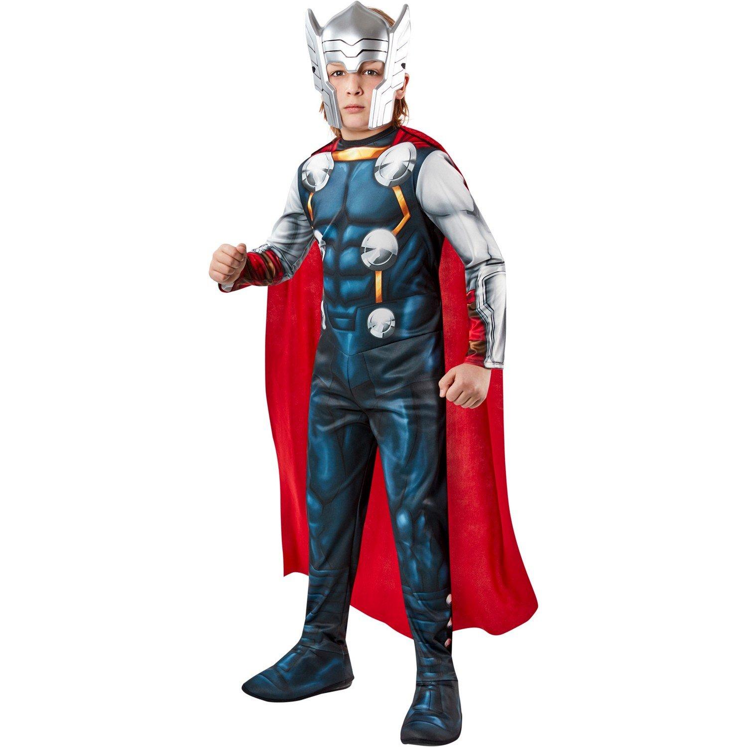 Kostüm ‘” ’thor“ Jungen Rot Bunt XS von Marvel Avengers