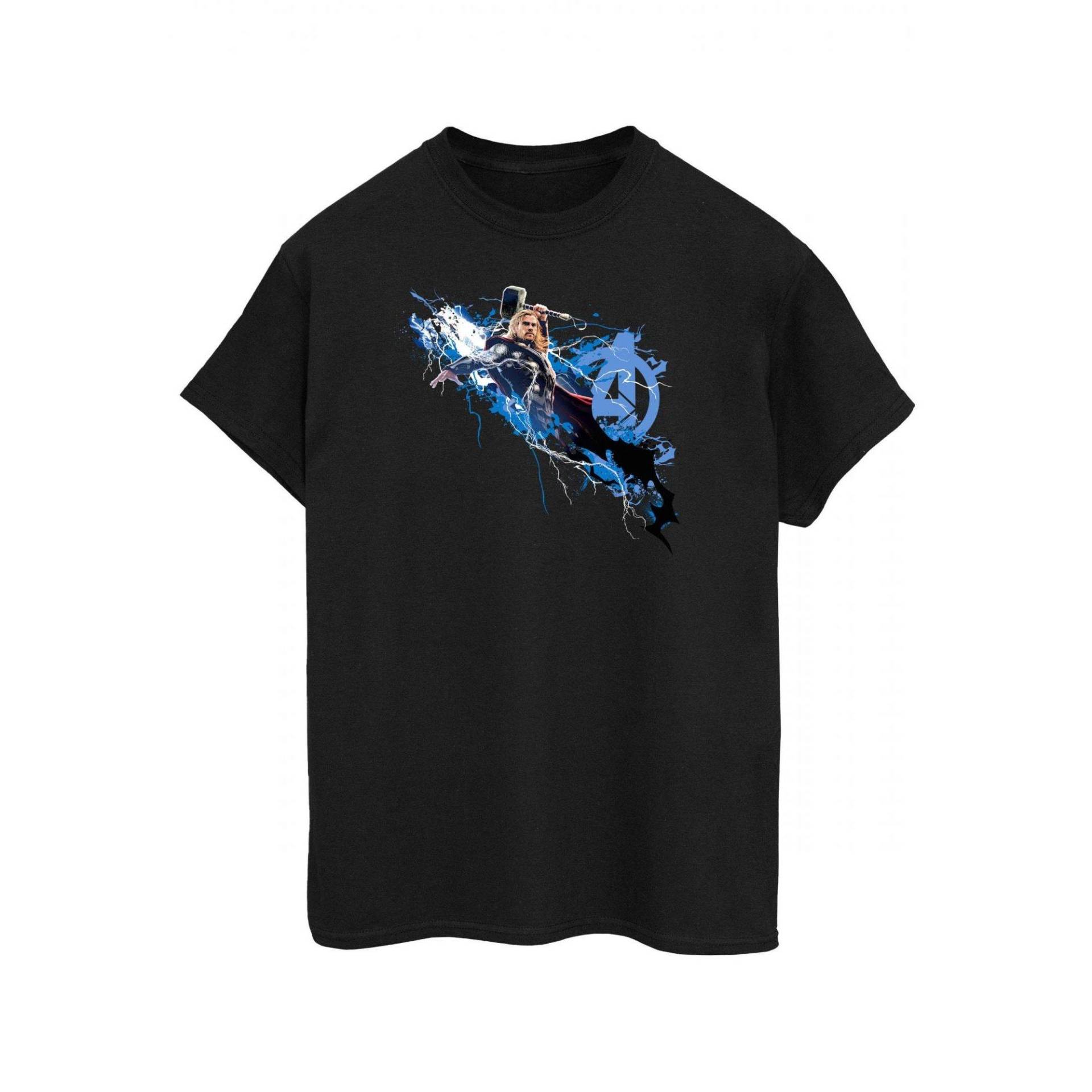 Splash Tshirt Herren Schwarz 3XL von Marvel Avengers