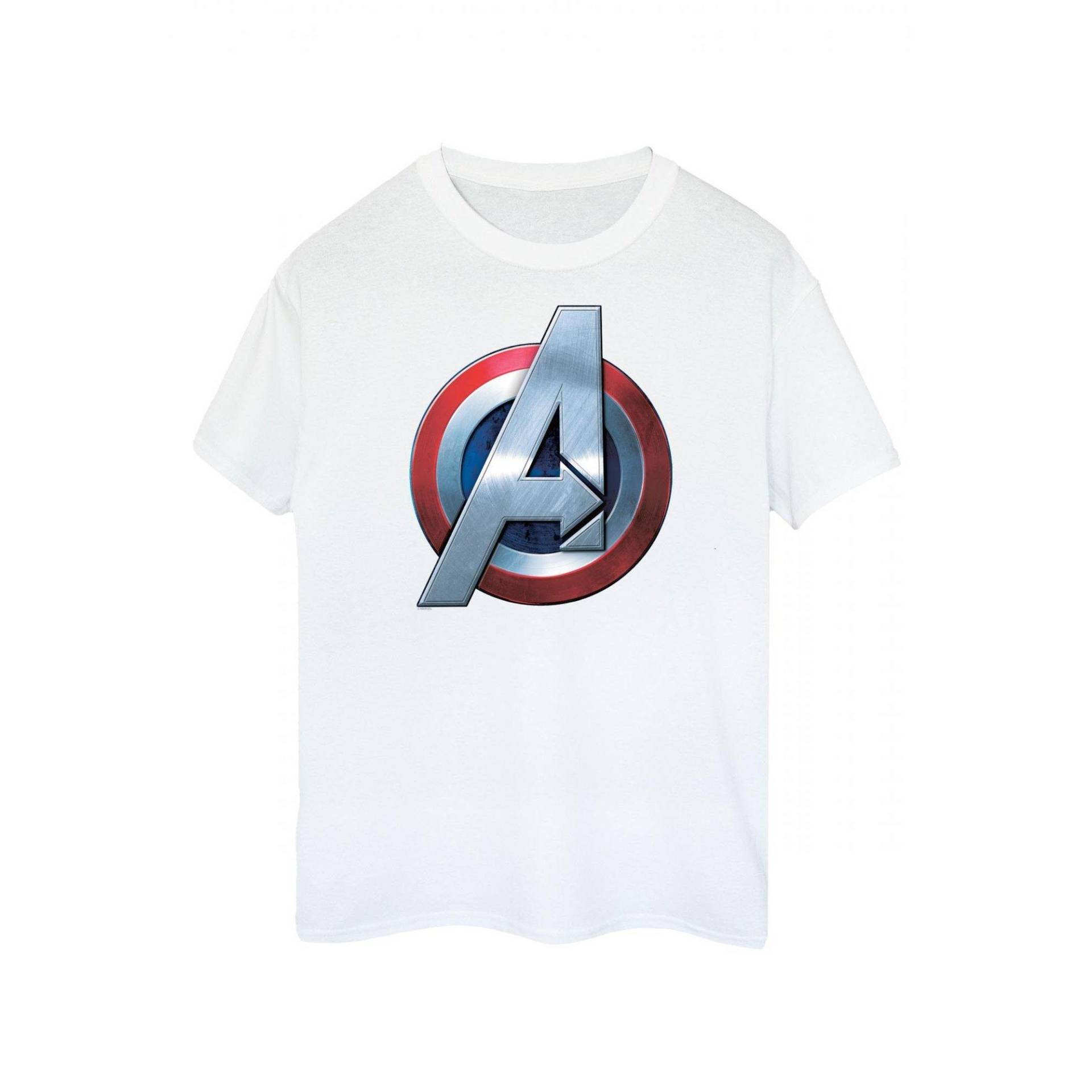 Tshirt Herren Weiss S von Marvel Avengers