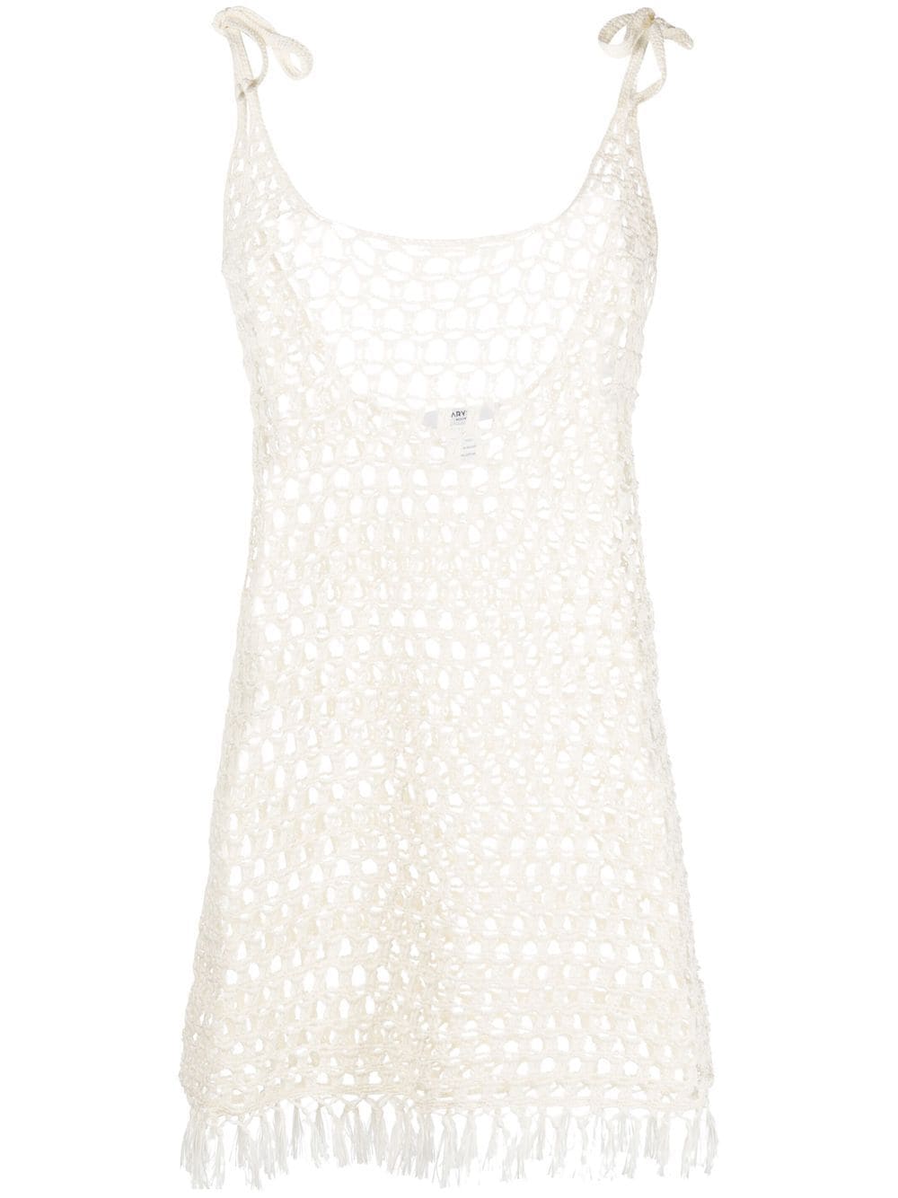 Marysia open-knit mini dress - White von Marysia