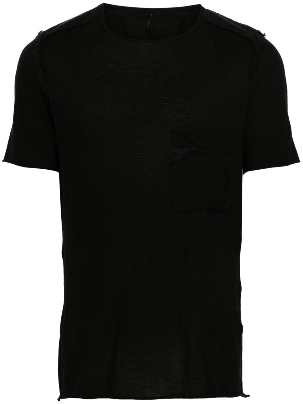 Masnada distressed cotton T-shirt - Black von Masnada
